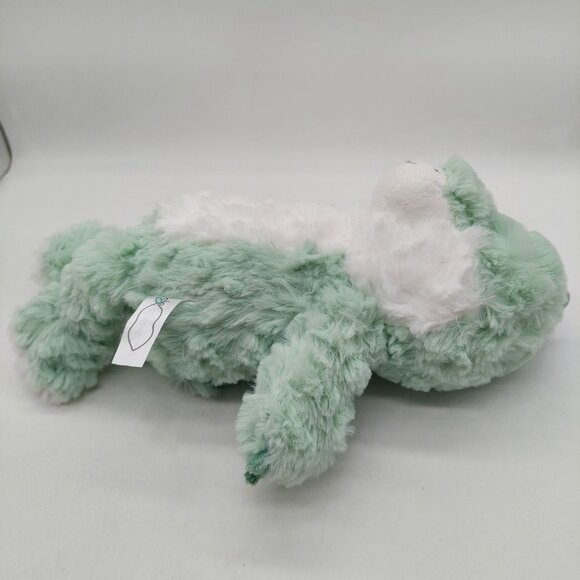 The Peanutshell Rex Dinosaur Plush Stuffed Animal Green White Peanut Shell - Picture 4 of 8